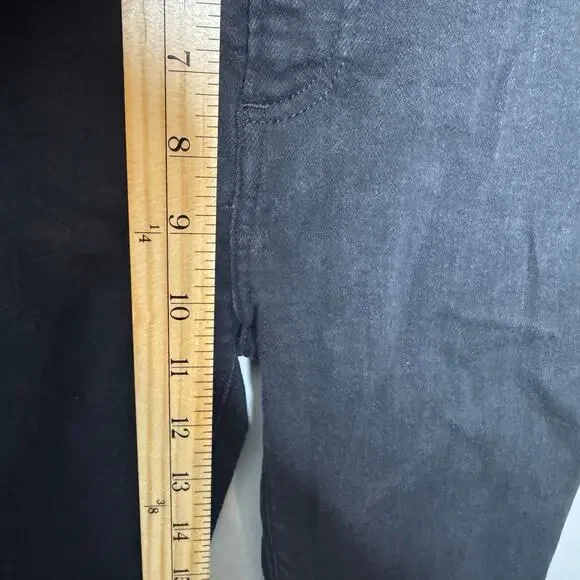 Denim Forum The Lola High Rise Skinny Jeans Women’s 27 Black Stretch Aritzia - Picture 8 of 13